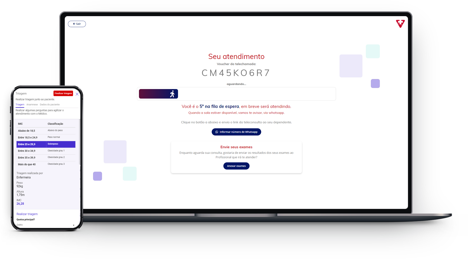 Assistência médica de qualidade, em tempo real, onde você estiver, com apenas alguns cliques